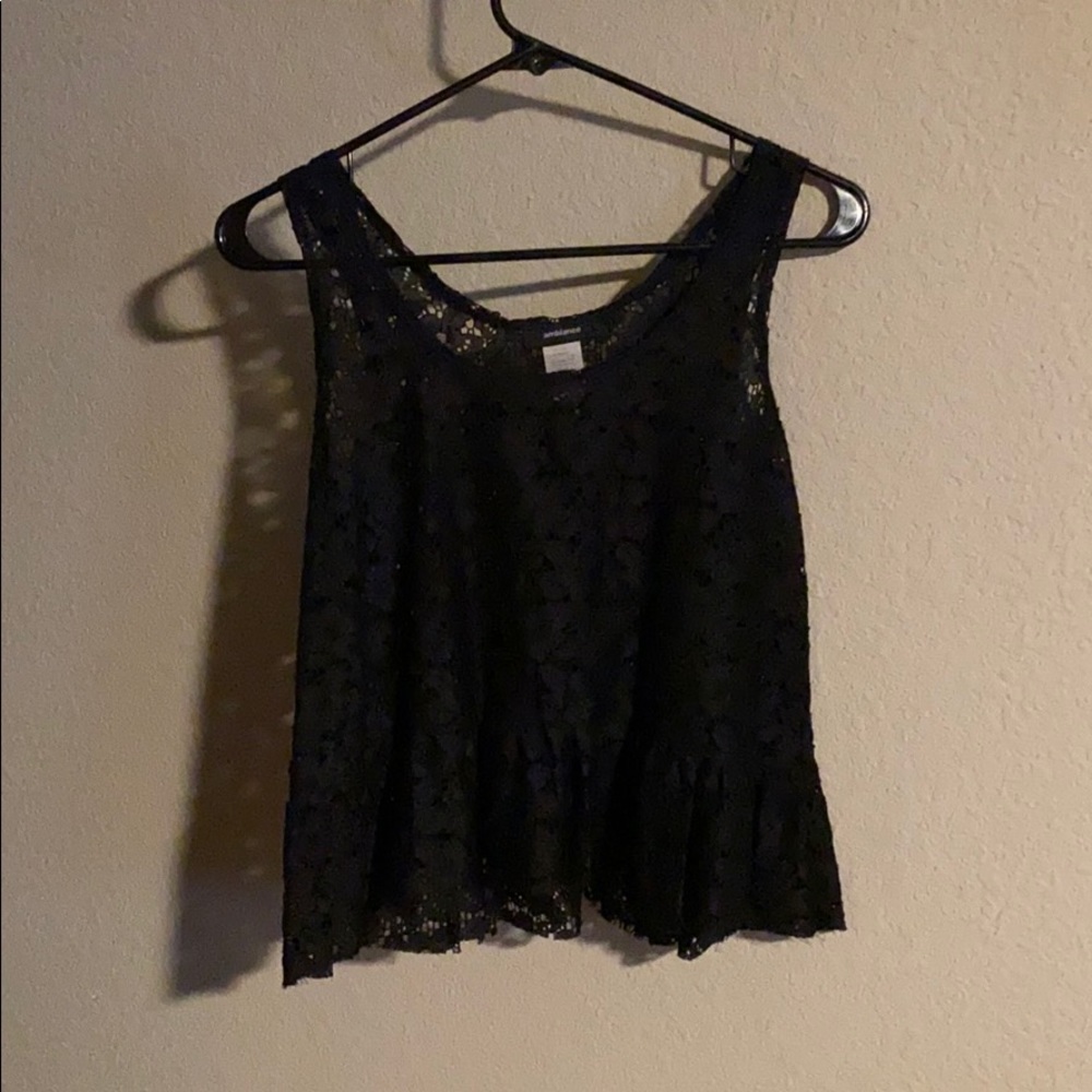Ambiance lace crop top